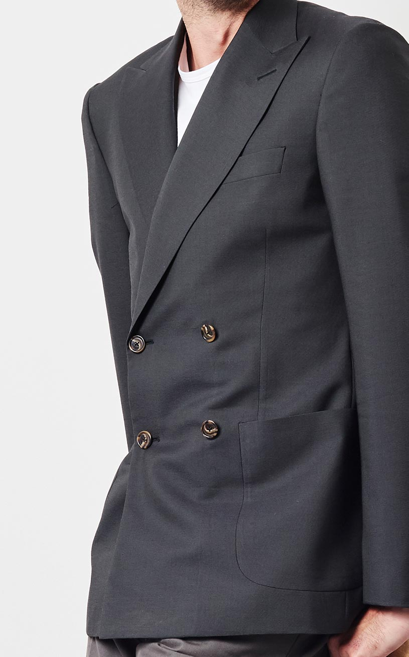 Light gray suit